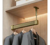 VAYEODEYU Barra for colgar armario en forma de L, multicolor, 30-100 cm(Champagne,50cm)