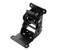 VAYEODEYU Bisagra de bloqueo plegable de acero inoxidable, autobloqueo de 180/90 grados for mesa de té, plateado/negro, 1/4 Uds.(Black 1pcs)