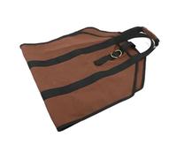 VAYEODEYU Bolsa de almacenamiento de leña de lona marrón, barbacoa de madera for acampar al aire libre