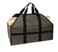 VAYEODEYU Bolsa de almacenamiento de leña de lona portátil for exteriores, for barbacoa, Multicolor(Khaki)