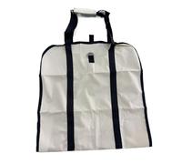 VAYEODEYU Bolsa de almacenamiento de leña for acampar al aire libre, barbacoa, bolso de transporte de madera, portátil, Multicolor(White)