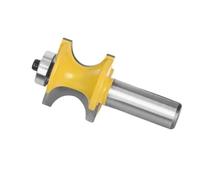 VAYEODEYU Broca enrutadora de punta redondeada semicircular de 2 flautas con rodamiento, varios tamaños(12.7MM*19.05MM)