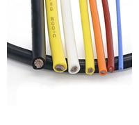 VAYEODEYU Cable eléctrico de silicona, Cable de cobre de silicona con conexión a tierra de 10-18 AWG, multicolor, 5 metros(Green,13AWG)