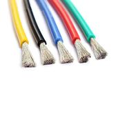 VAYEODEYU Cable eléctrico de silicona, Cable de silicona de 10 metros, 10-30 AWG, multicolor, resistente al calor, cable de tierra.(28AWG,Yellow)