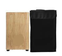 VAYEODEYU Cajon Box Drum Percusión portátil de madera Multicolor Beat Box con bolsa de transporte 46,5x30x29cm(Wood Color Box Drum)