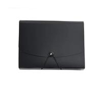 VAYEODEYU Carpeta de archivos de música Bolsa de almacenamiento de acordeón A4 multicapa Negro Blanco(Black)