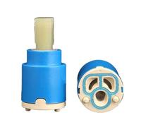 VAYEODEYU Cartucho cerámico para grifo, Cartucho de repuesto for grifo de cerámica de 25 mm, color azul