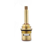 VAYEODEYU Cartucho cerámico para grifo, Cartucho universal for grifo de cuarto de vuelta, 3/4" BSP, latón, cerámica, multicolor, paquete de 2(Blue)