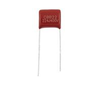 VAYEODEYU Condensador de película metalizada, Paquete de 20 condensadores de película de polipropileno CBB P10 de 400 V, 400 V, 224 J, 0,22 µF, 220 nF, 224 J, 224