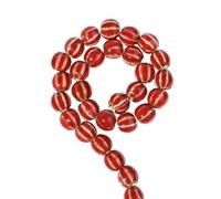 VAYEODEYU Cuentas de cerámica con forma multicolor, 11,5 mm, 2,3 mm, for fabricación de joyas DIY(Deep red)