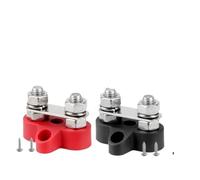 VAYEODEYU El bloque de terminales de M6 M8 M10 tachona 5/16 1/4 distribución de energía multicolora del Neg de la posición(C M10 Red Black)