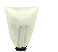 VAYEODEYU Funda de Ion de Escarcha de Lana Vegetal Beige con Cremallera y cordón, Varios tamaños(Medium 0.8 * 1m)
