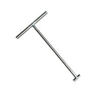 VAYEODEYU Gancho de alcantarilla， Gancho for tapa de alcantarilla Elevador de rejilla de drenaje de acero inoxidable Manija en T Gancho for tapa de alcantarilla Elevación y movimiento Tirador(60cm/31.