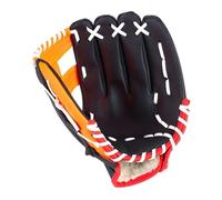 VAYEODEYU Guante de béisbol de Cuero PU bateo Engrosamiento Lanzador Receptor práctica de Softbol Multicolor(Orange Red)