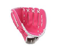 VAYEODEYU Guante De Béisbol Mano Izquierda Equipo De Entrenamiento Multicolor(12.5 Inch Rose Red)