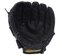 VAYEODEYU Guante de béisbol Multicolor 9,5-12,5 Pulgadas Equipo de práctica de Softbol for Adultos Deportes al Aire Libre(Black,11.5 Inch)
