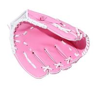VAYEODEYU Guante de béisbol Multicolor 9,5-12,5 Pulgadas Equipo de práctica de Softbol for Adultos Deportes al Aire Libre(Pink,9.5 Inch)