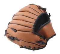 VAYEODEYU Guante de béisbol Multicolor 9,5-12,5 Pulgadas Equipo de práctica de Softbol for Adultos Deportes al Aire Libre(Brown,11.5 Inch)