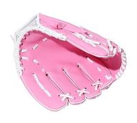 VAYEODEYU Guante de béisbol y softbol, Multicolor, 9,5-12,5 Pulgadas, Entrenamiento de práctica(Pink 12.5in)