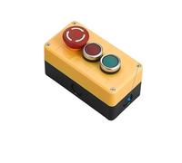 VAYEODEYU Interruptor de Transferencia, Caja de control de interruptor de parada de emergencia manual industrial, impermeable y a prueba de explosiones LA38(45352)