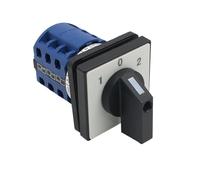 VAYEODEYU Interruptor de Transferencia, Interruptor de palanca serie LW26-20, 2-4 posiciones, 1-5 pines, 8 terminales, leva giratoria, 660 V, 20 A(36527,2P)