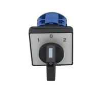 VAYEODEYU Interruptor de Transferencia, Interruptor de palanca serie LW26-20, 20 A, 690 V, 2 polos, 8 terminales, interruptor de conmutación de leva giratoria(1 0 2,7P 28 terminals)