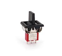 VAYEODEYU Interruptor de Transferencia, Interruptores de palanca (paquete de 5) T80-R R8016B-P14, interruptor de paleta de 3 pines SPDT, encendido-apagado-momentáneo