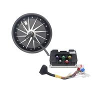 VAYEODEYU Kit de bicicleta eléctrica, motor de cubo DC sin escobillas de 3000 W con controlador ND72450 12 x 2,5/3,5 pulgadas 48 V/60 V/72 V 55-75 km/h negro (12 x 3,5 72 V 75 kmh)