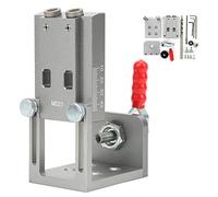 VAYEODEYU Localizador de orificios de taladro oblicuo de 15 grados con abrazadera for broca de aleación de aluminio de 12-22 mm y 9 mm