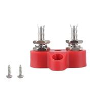 VAYEODEYU M6 M8 M10 Barra colectora 12 V 5/16 in 1/4 in TermBlk Studs Negativo HeavyDuty PowerDist RedBlack Stud(Style B M6 Red)