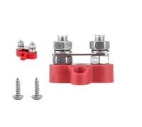 VAYEODEYU M6 M8 M10 Barra colectora 12 V 5/16 in 1/4 in TermBlk Studs Negativo HeavyDuty PowerDist RedBlack Stud(Style C M8 Red)