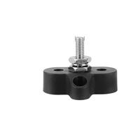 VAYEODEYU M6 M8 M10 Barra colectora 12 V 5/16 in 1/4 in TermBlk Studs Negativo HeavyDuty PowerDist RedBlack Stud(Style A M6 Black)