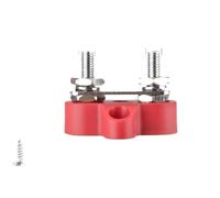 VAYEODEYU M6 M8 M10 Barra colectora 12 V 5/16 in 1/4 in TermBlk Studs Negativo HeavyDuty PowerDist RedBlack Stud(Style C M6 Red)