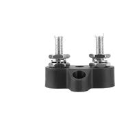 VAYEODEYU M6 M8 M10 Barra colectora 12 V 5/16 in 1/4 in TermBlk Studs Negativo HeavyDuty PowerDist RedBlack Stud(Style B M6 Black)