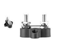 VAYEODEYU M6 M8 M10 Barra colectora 12 V 5/16 in 1/4 in TermBlk Studs Negativo HeavyDuty PowerDist RedBlack Stud(Style C M6 Black)