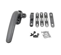 VAYEODEYU Manija de bloqueo de marco de ventana de aleación de aluminio con fijación por tornillo 13 cm/5,12 pulgadas(Left)