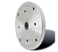 VAYEODEYU Placa frontal para torno de madera, Mandril de torno de madera plateado de 2 a 6 pulgadas(150mm 1inchx8tpi)