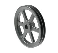 VAYEODEYU Polea de distribución tipo V, dos ranuras, 18,75 pulgadas, 1 pulgada de diámetro, polea de correa en V, varios tamaños(2bk190-3 4)