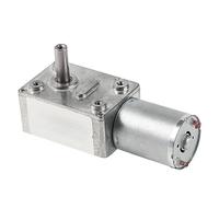 VAYEODEYU Reductor de engranajes, Motorreductor helicoidal GW4632-370, eje hueco, alto par, metal, baja velocidad, reversible, 6 V, 12 V, 24 V, relaciones múltiples(Dc 24v B-12,Ratio 158)
