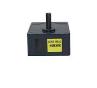 VAYEODEYU Reductor de engranajes, Reductor de engranajes de CA con brida de 80 x 80 mm, cabezal de engranajes 4GN for motor asíncrono de 25 W, relaciones de velocidad múltiples(100K)