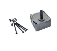 VAYEODEYU Reductor de engranajes, Reductor de velocidad con brida de 80 x 80 mm, eje de salida de 10 mm, cabezal de engranajes ajustable, relaciones múltiples, 4GN(36K)