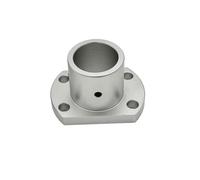 VAYEODEYU Rodamiento de Bloque de Almohada, 1 buje de eje de movimiento lineal con brida, riel guía de 3-50 mm de diámetro interior, varios tamaños(Oval,25-33-38)