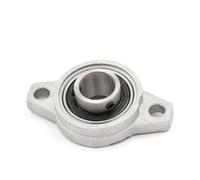 VAYEODEYU Rodamiento de Bloque de Almohada, Cojinete de brida for bloque de almohada, eje lineal, soporte de extremo de varilla roscada, varios tamaños, aleación de zinc(25mm horizontal type)