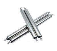 VAYEODEYU Rodillo transportador, Rodillos transportadores de acero inoxidable, paquete de 4, sin motor, for cortacésped, bricolaje y construcción. Varios tamaños.(25 * 100mm)