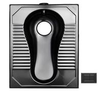 VAYEODEYU SquatPit304SS Juego de tanque de agua for inodoro público, negro, resistente al olor, multicolor, Prsndtnctrs(Style C)
