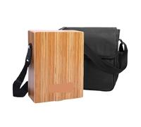 VAYEODEYU Tambor de caja de cajón de percusión de madera de mano plana Multicolor portátil de tamaño completo con bolsa de correa(Color 1)