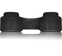 Vaygway Tapete de Goma para el Piso del Coche, tapete de Goma para Asiento Trasero, Color Negro, Ajuste Universal para vehículo