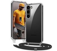 Vaykwo Funda con Cuerda para Samsung Galaxy S24 5G 6,2", Negro