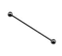 Vayliro Alfiler redondo Broche Pin Stick Metal Seguridad Pines de Solapa Alfileres de Corbata, Broche de Seguridad Broche de Barra para Insignias Ropa, 4 unidades, Negro Pistola A, 65 mm