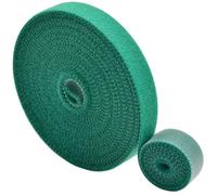 Vayliro Cinta de para plantas, cinta de , cinta para plantas, cierre de , soporte para plantas, organizador de cables, para jardín, Oficina Hogar, cuerdas, verde, 20 mm x 20 m